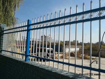 重慶防攀爬鋅鋼護欄 重慶工廠圍墻護欄